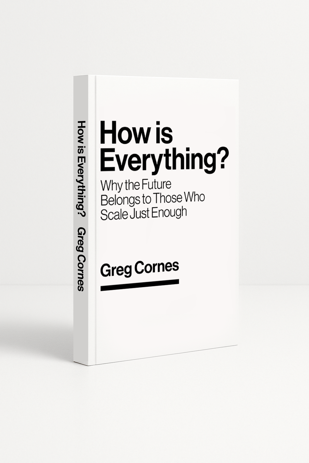 How Is Everything? by Greg Cornes — book cover